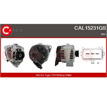 vinutá prużina, Airbag CASCO CCC77009GS