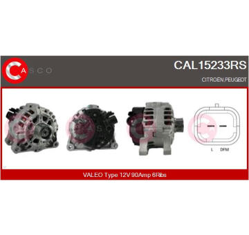 generátor CASCO CAL10674GS