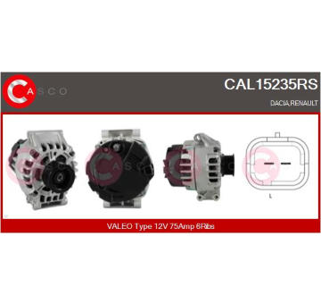 generátor CASCO CAL10679GS