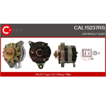 Vinuta pruzina, airbag CASCO CCC77021GS