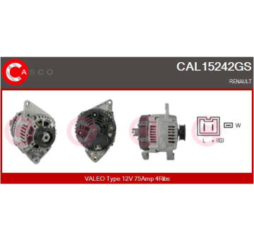 Alternátor CASCO CAL15444AS