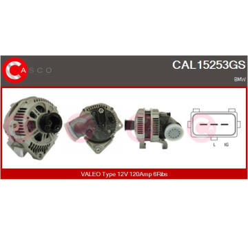 Alternátor CASCO CAL15468AS