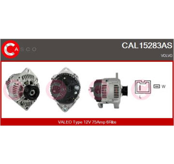 generátor CASCO CAL10750GS