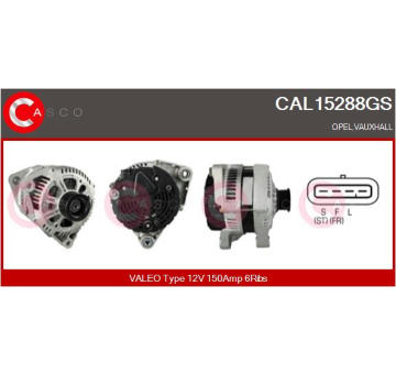 generátor CASCO CAL10759GS