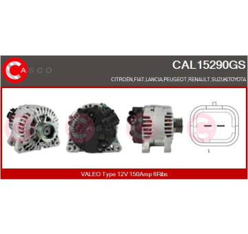 generátor CASCO CAL10762GS
