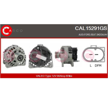 generátor CASCO CAL10764GS