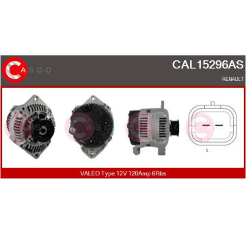 Skupina trupu, turbodmychadlo CASCO CCH52079AS