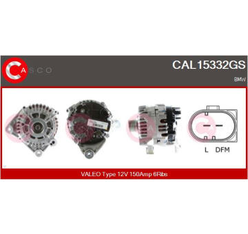 Alternátor CASCO CAL10100AS