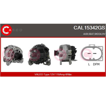 generátor CASCO CAL15600AS