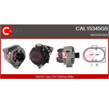 Alternátor CASCO CAL10114AS