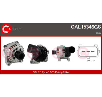 Skupina trupu, turbodmychadlo CASCO CCH73001AS