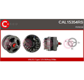 Alternátor CASCO CAL10124AS