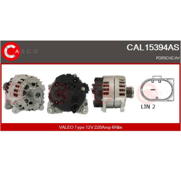 generátor CASCO CAL10B12GS