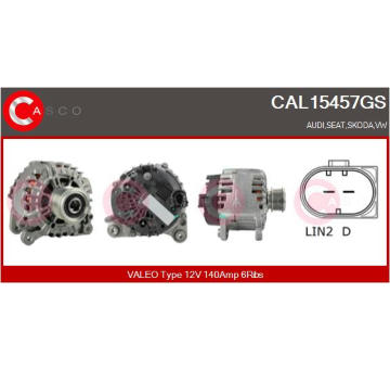 Alternátor CASCO CAL20103AS