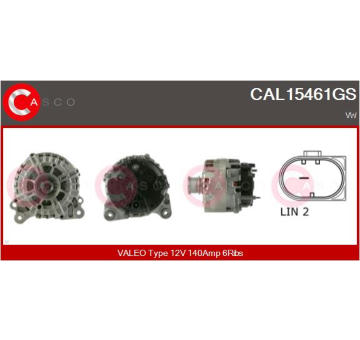 Alternátor CASCO CAL20107AS