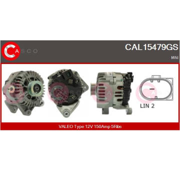 Alternátor CASCO CAL20137AS