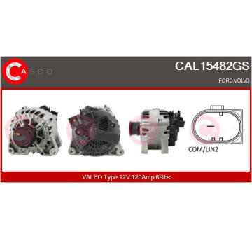 Alternátor CASCO CAL20144AS