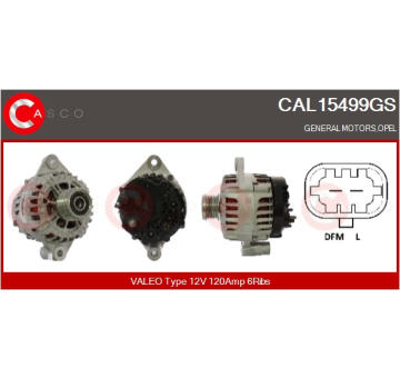 generátor CASCO CAL12103AS