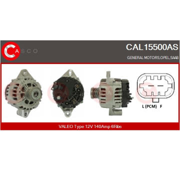 generátor CASCO CAL12104AS