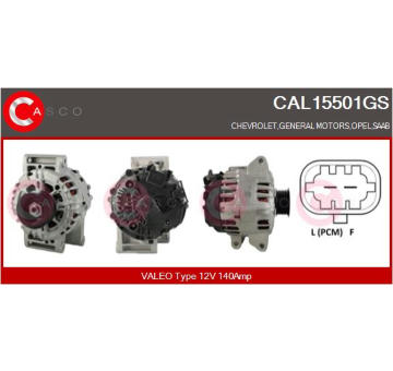 Remenica alternátora CASCO CCP90101AS