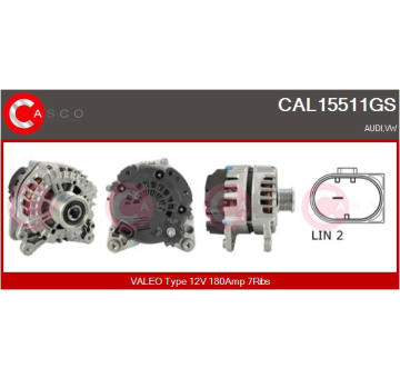 Řemenice, generátor CASCO CCP90110AS