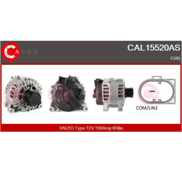 Remenica alternátora CASCO CCP90116AS