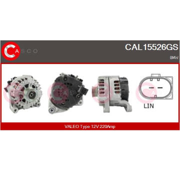 Remenica alternátora CASCO CCP90122AS
