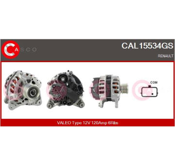 Alternátor CASCO CAL10302AS