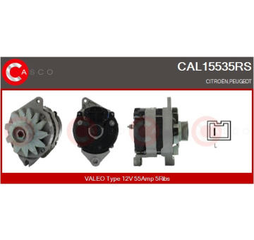 Řemenice, generátor CASCO CCP90132GS