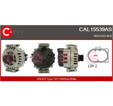 Remenica alternátora CASCO CCP90135AS