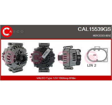 Řemenice, generátor CASCO CCP90135GS