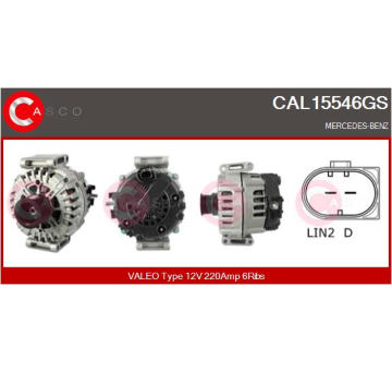 Remenica alternátora CASCO CCP90140AS