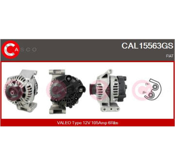 Remenica alternátora CASCO CCP90155AS