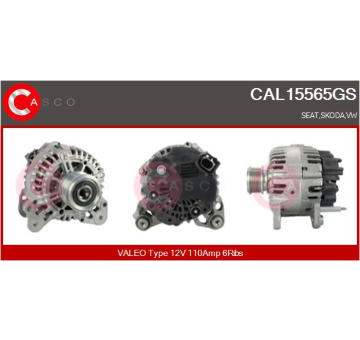 Remenica alternátora CASCO CCP90156AS