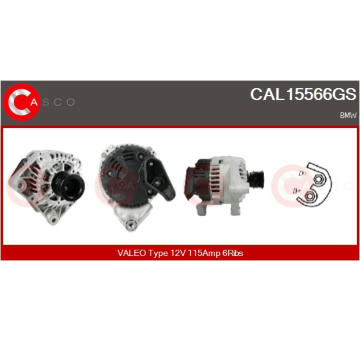 Remenica alternátora CASCO CCP90157AS