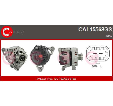 Alternátor CASCO CAL10234AS