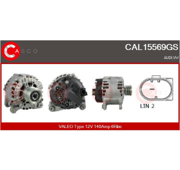 Remenica alternátora CASCO CCP90159AS