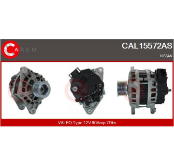 Řemenice, generátor CASCO CCP90160GS