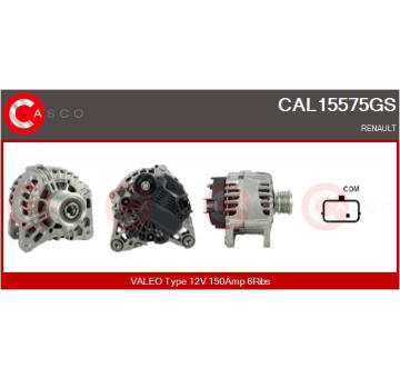 Remenica alternátora CASCO CCP90165AS