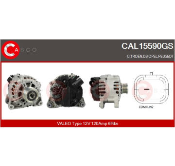 Remenica alternátora CASCO CCP90179AS