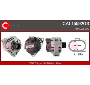Alternátor CASCO CAL20600AS