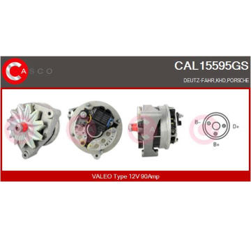 Remenica alternátora CASCO CCP90183GS