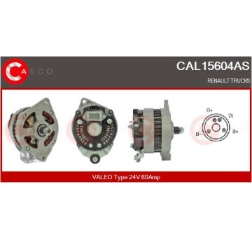 Remenica alternátora CASCO CCP90196AS