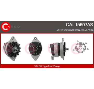 Remenica alternátora CASCO CCP90201AS