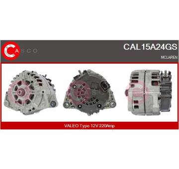 Remenica alternátora CASCO CCP90224AS