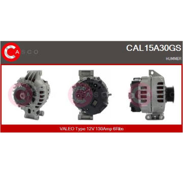 Remenica alternátora CASCO CCP90228AS