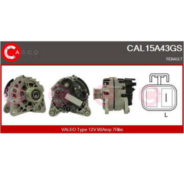 Alternátor CASCO CAL10406AS