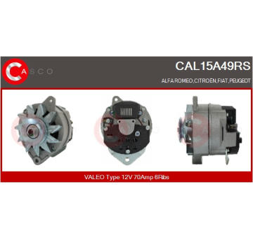 Řemenice, generátor CASCO CCP90242AS