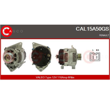 generátor CASCO CAL15108AS
