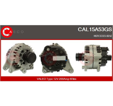 Remenica alternátora CASCO CCP90244AS